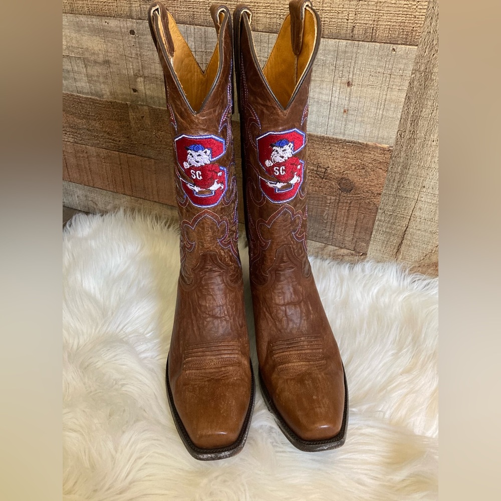 Men’s South Carolina State Gameday College Football Cowboy Boots, Size 11